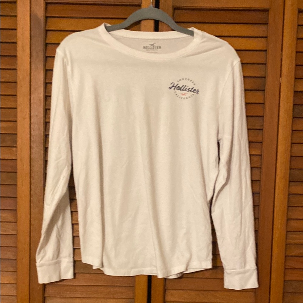 Hollister White Long Sleeve Tee